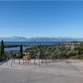 4 bedroom villa with pool & sea views, Acharavi, sleeps 8